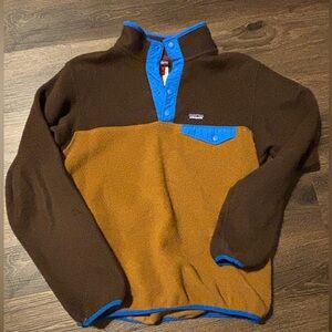 Boys Patagonia Synchilla Fleece Snap T